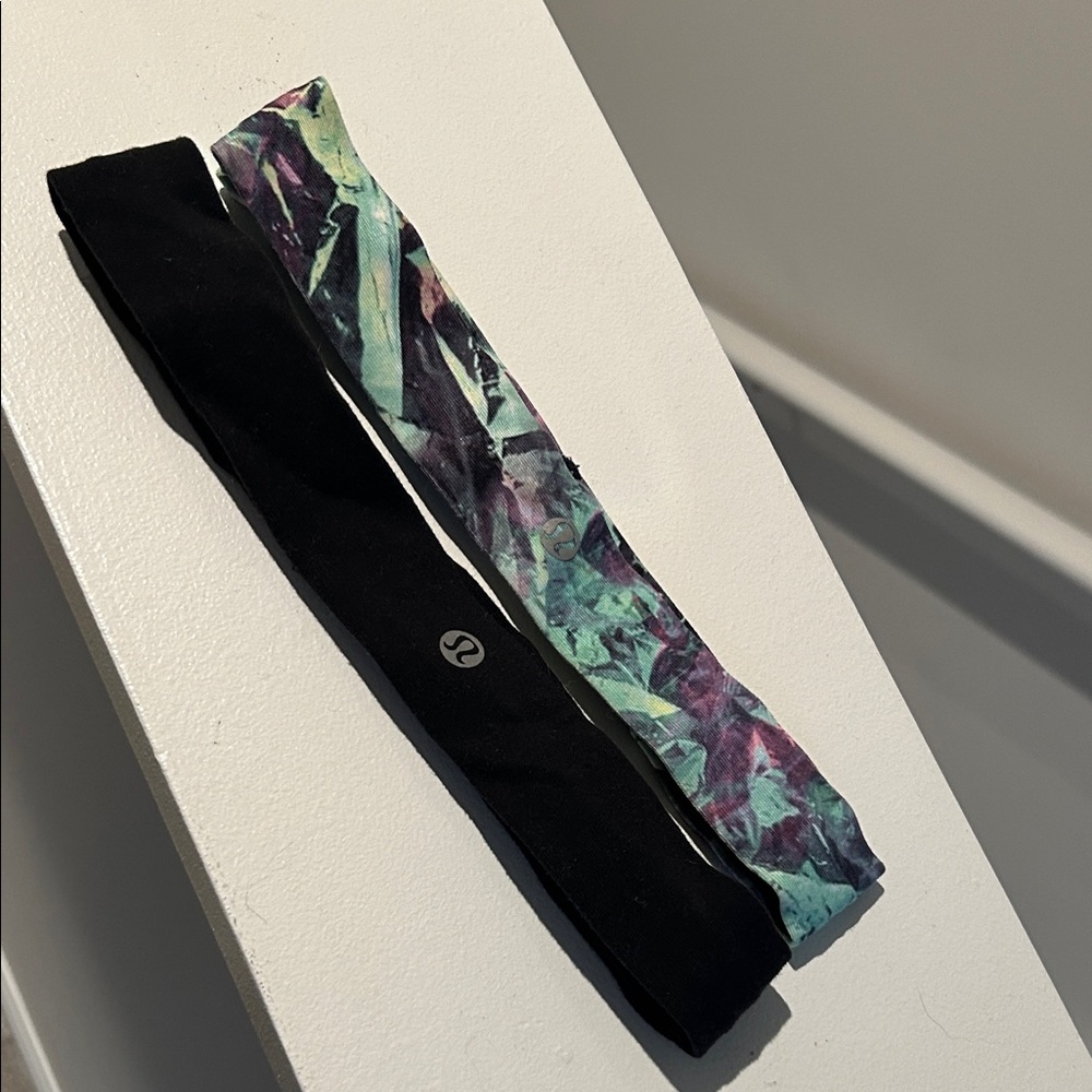 lululemon athletica Black and Multicolor Headbands